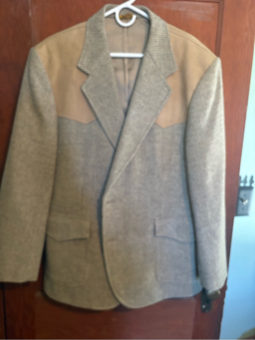 Pendleton Brown and Tan Wool Jacket